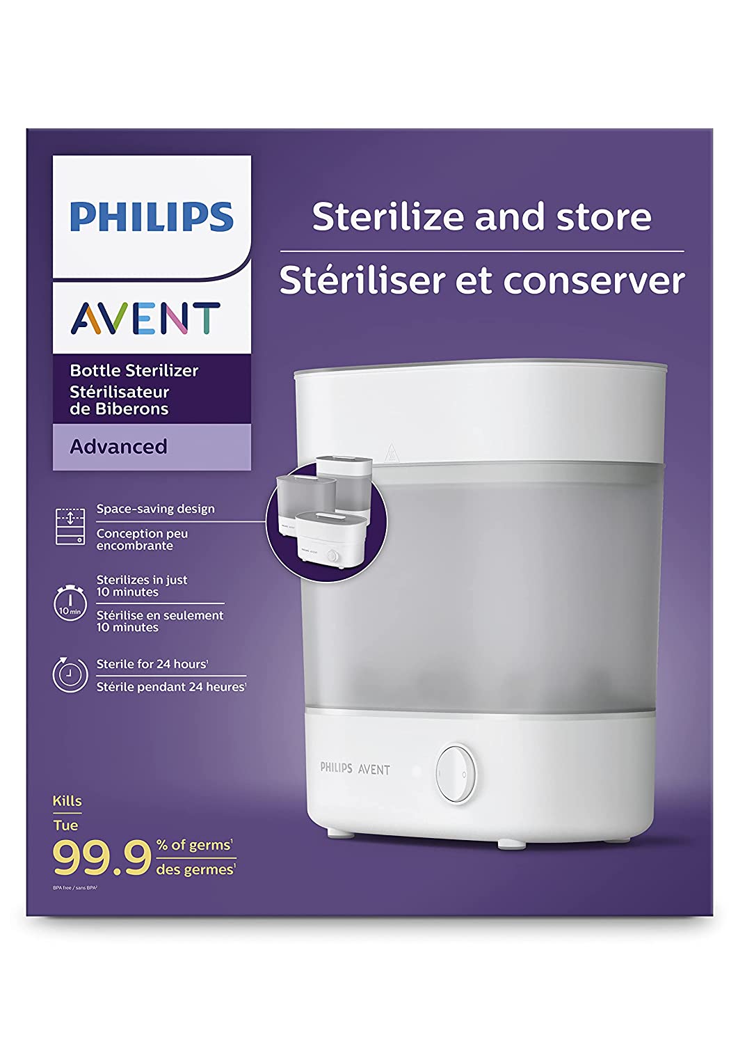 Philips Avent Esterilizador a Vapor Electrico Advanced