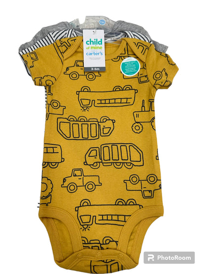 Carter's Set 3 onesies oro bus