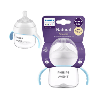 Philips Avent Natural Response con Asas y Tetinas de Flujo Medio