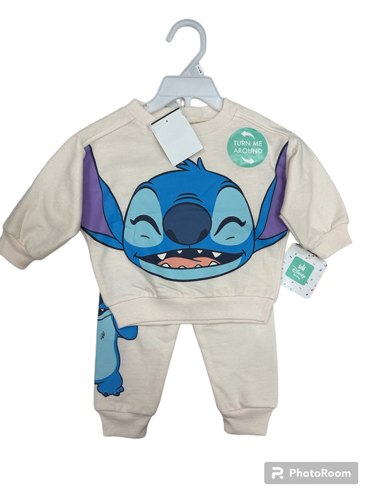 Disney Stitch Jogger Fleece Ivory