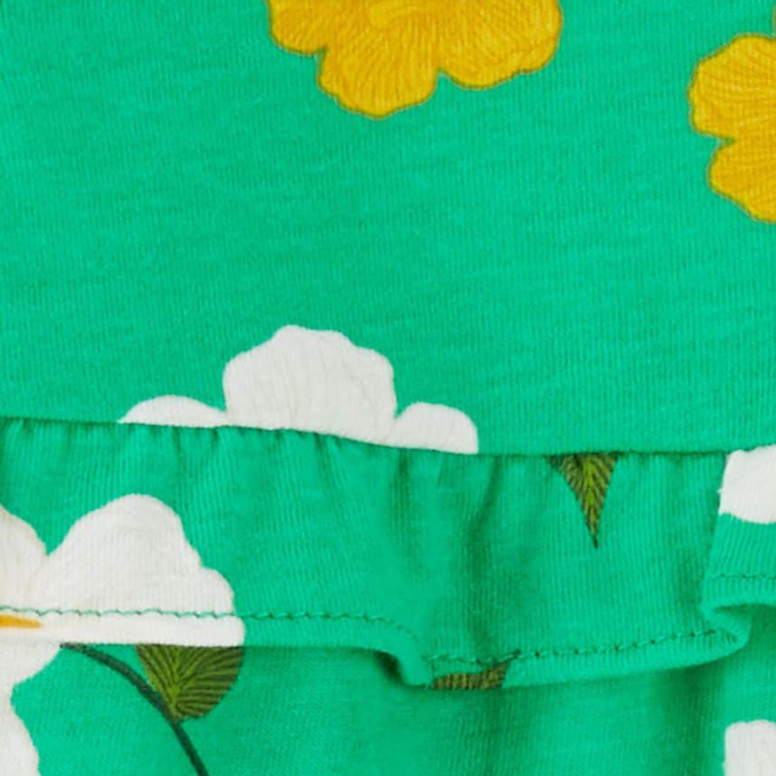 Carter's set onesies manga + pant verde flores